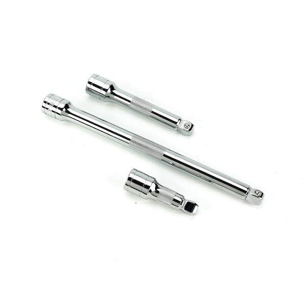 3Pc 1/2" Drive Wobble Extension Set